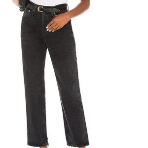Agolde lana crop black jeans